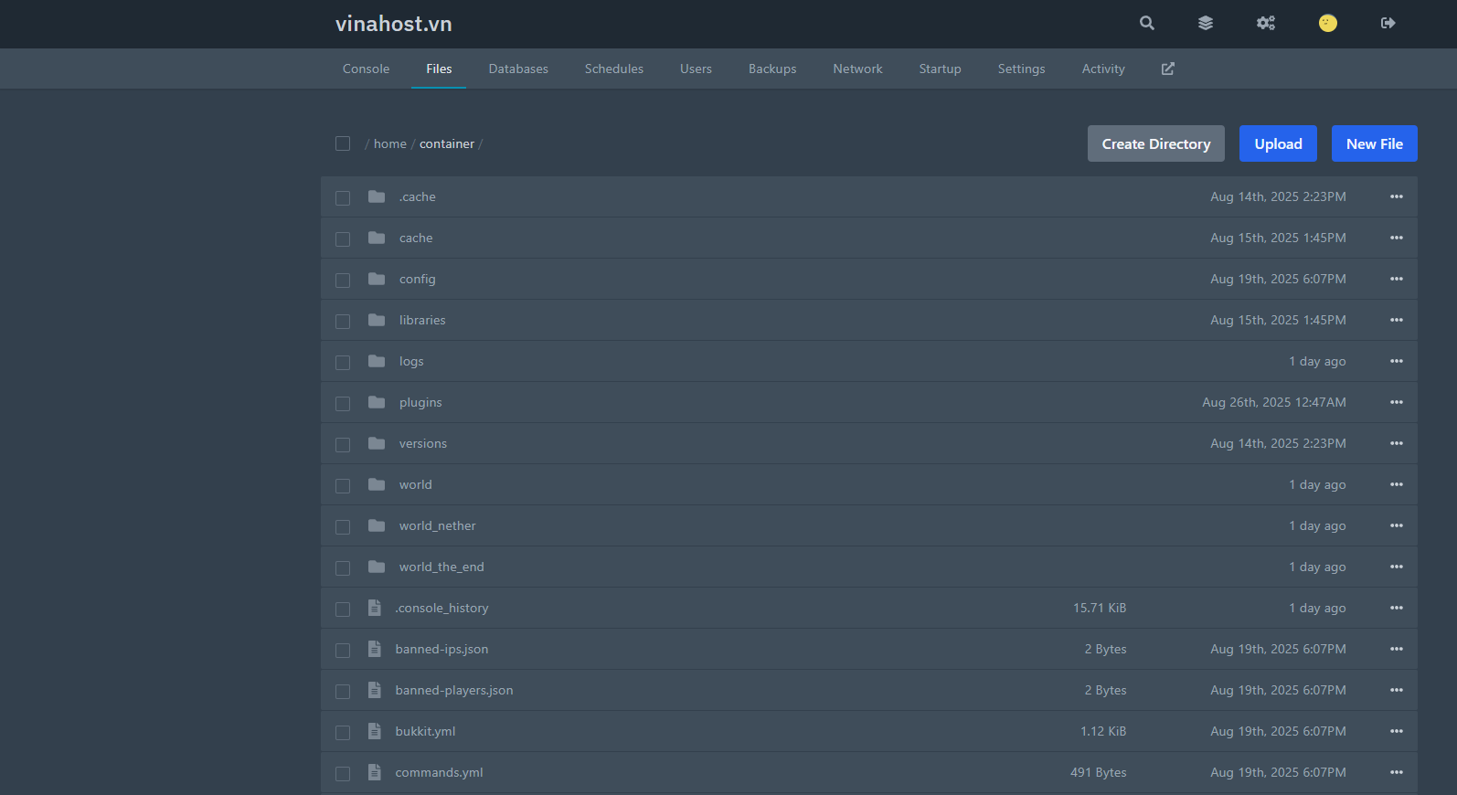 Giao diện mới - quản lý tệp tin server với thiết kế được cải tiến